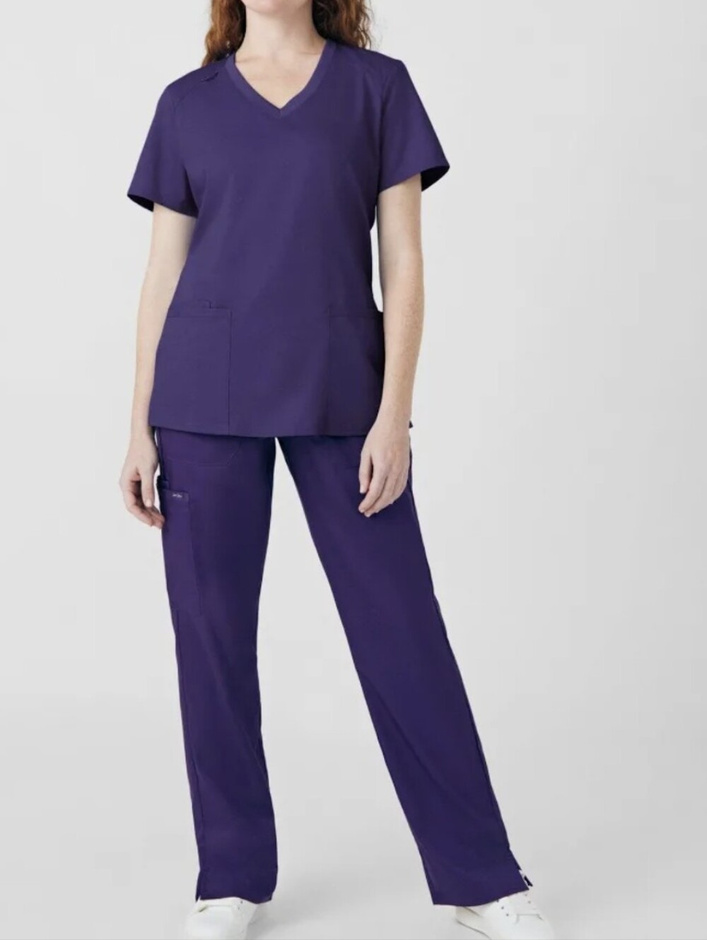 Landau ProFlex Medical Scrubs Set Purple Size Large